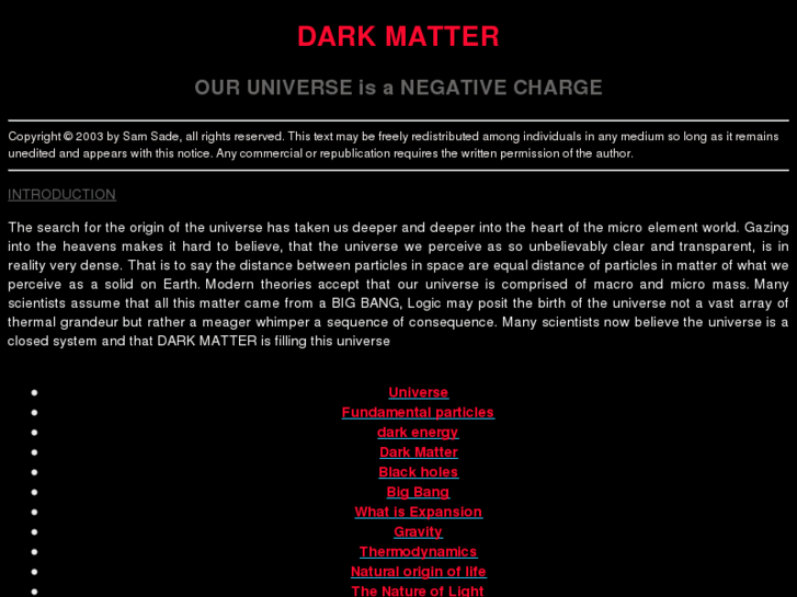 www.darkmattertheories.com