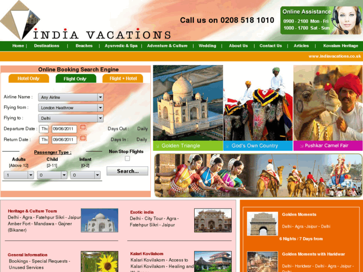 www.indiavacations.com