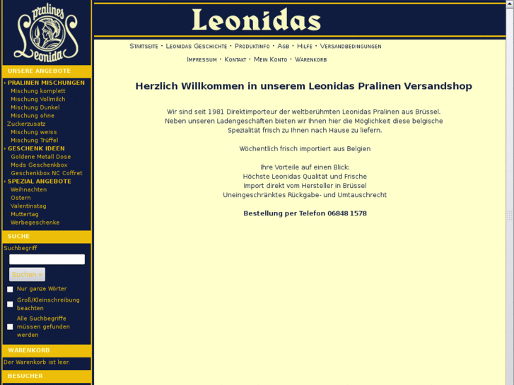 www.leonidaspraline.com