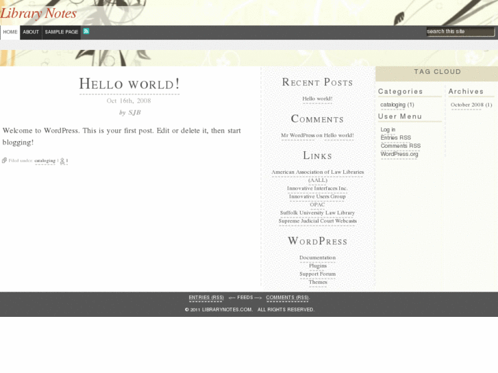 www.librarynotes.com