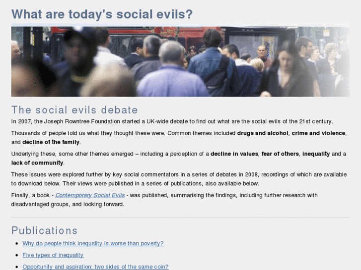 www.socialevils.org.uk