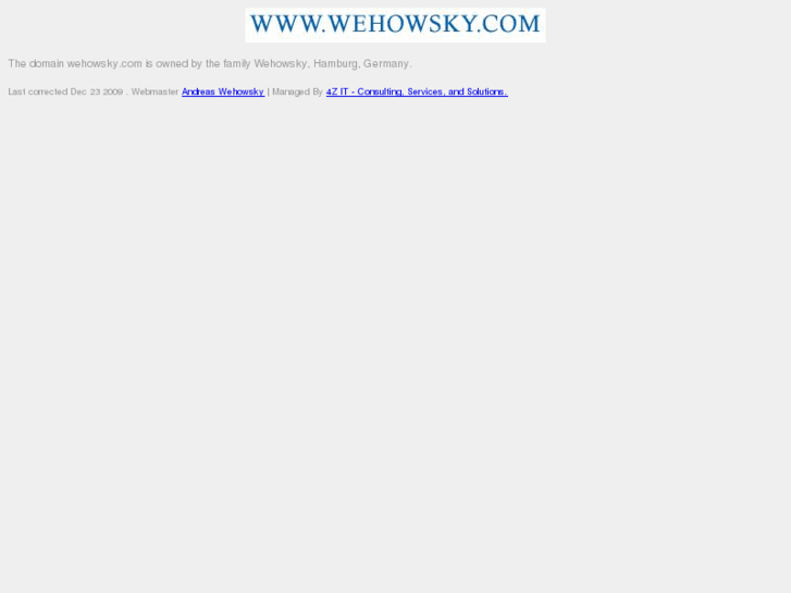 www.wehowsky.com