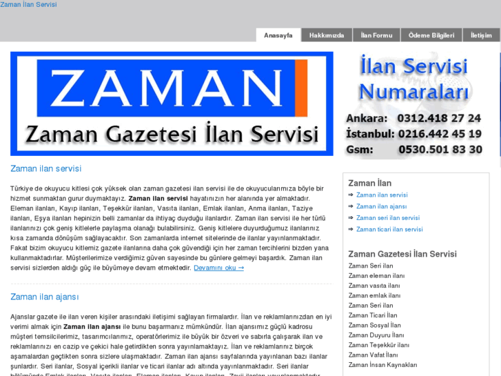 www.zamanilanservisi.com