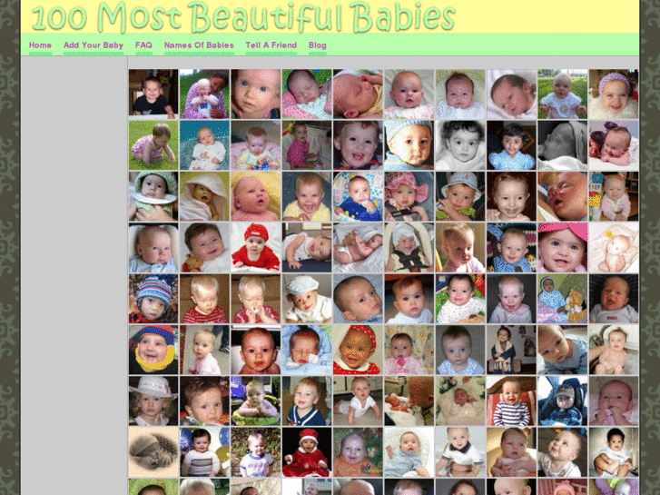 www.100mostbeautifulbabies.com