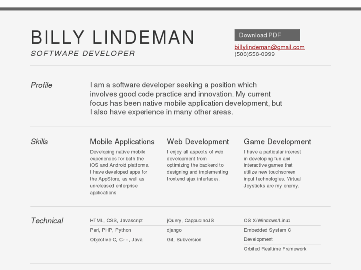 www.billylindeman.com