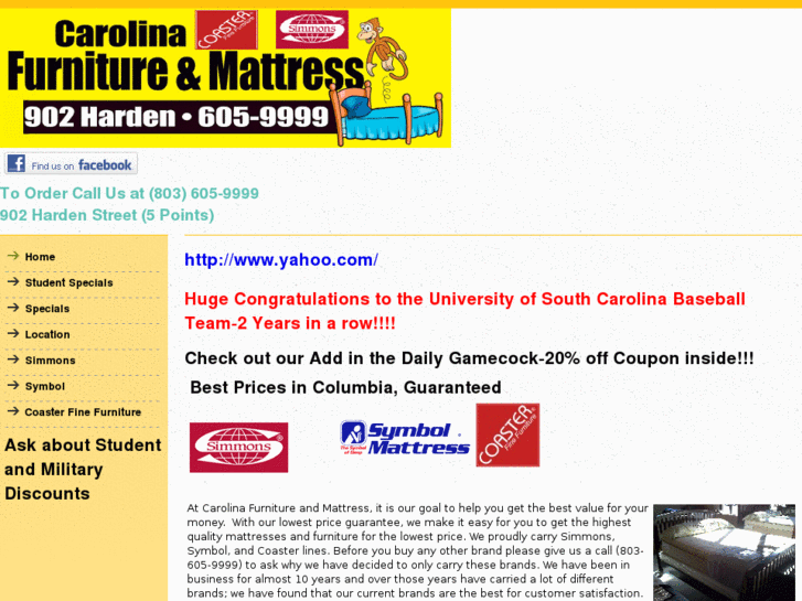 www.carolina-mattress.com