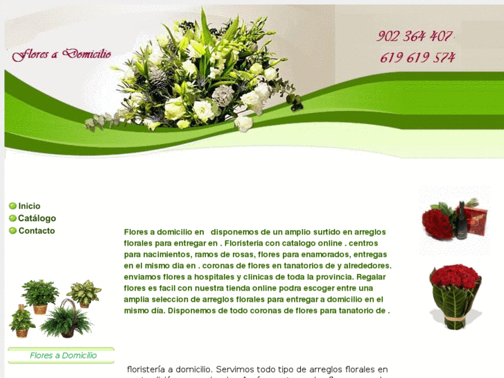 www.floristeriafloresadomicilio.com.es