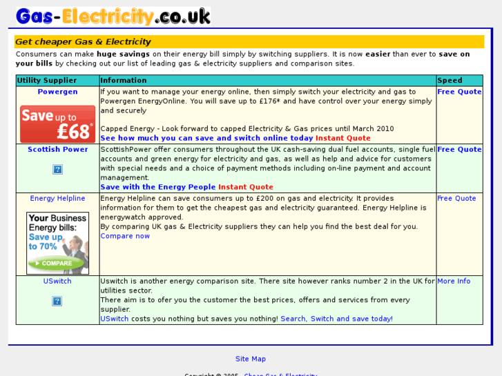 www.gas-electricity.co.uk