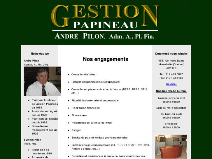 www.gestionpapineau.com