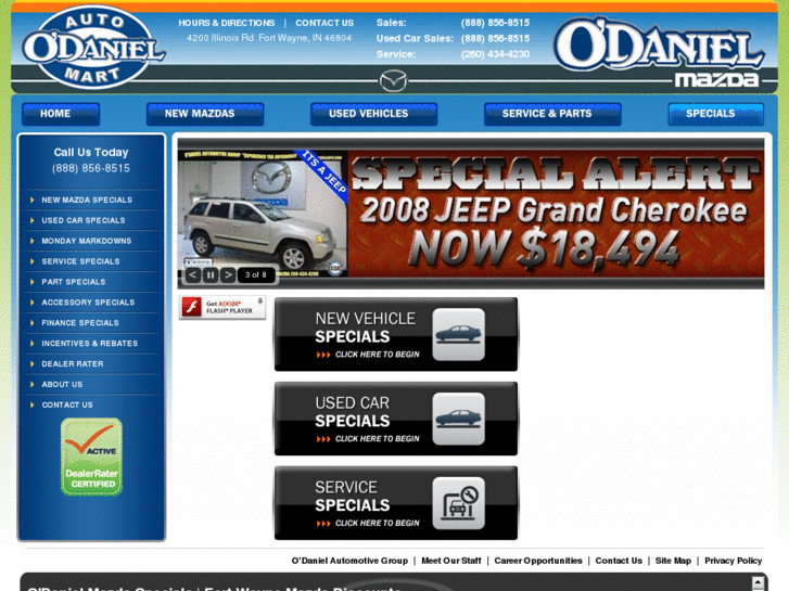 www.odanielmazdaspecials.com