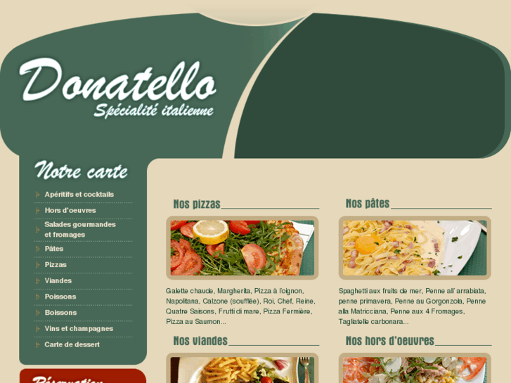 www.restaurantdonatello.com