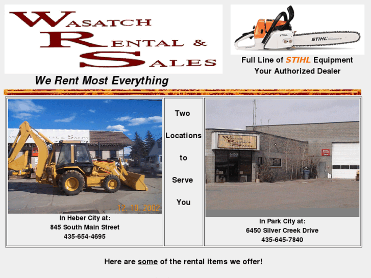 www.wasatchrental.com