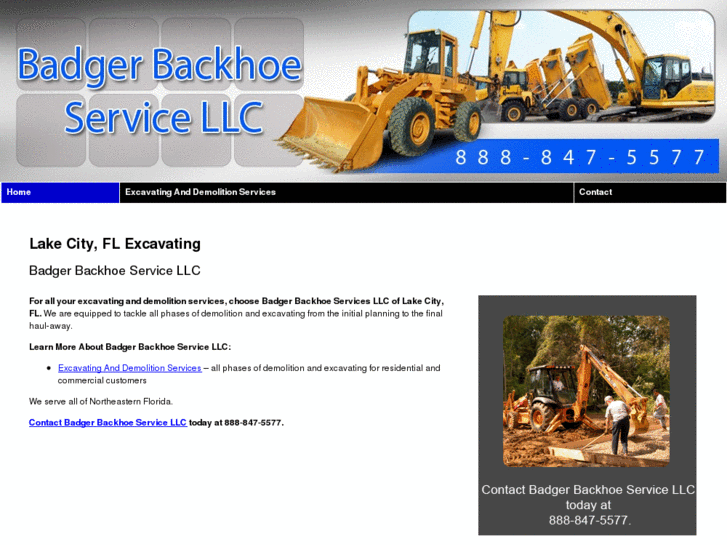 www.badgerbackhoeservice.com