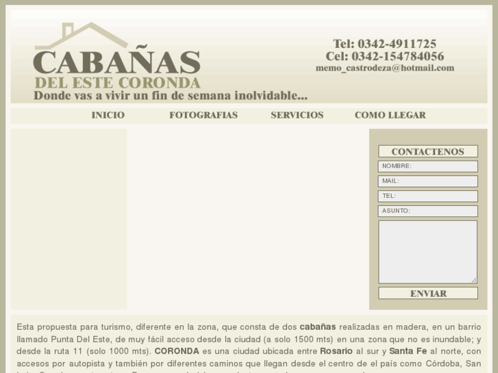 www.cabanasdelestecoronda.com