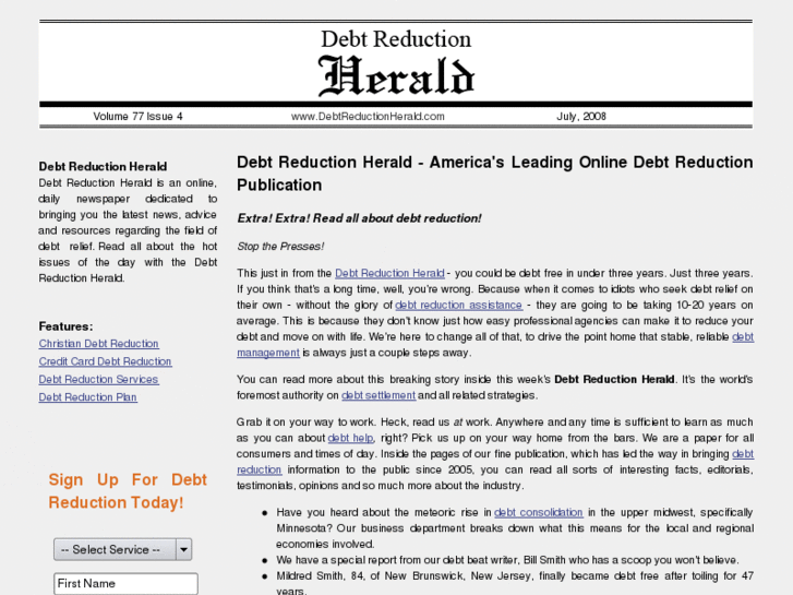 www.debtreductionherald.com