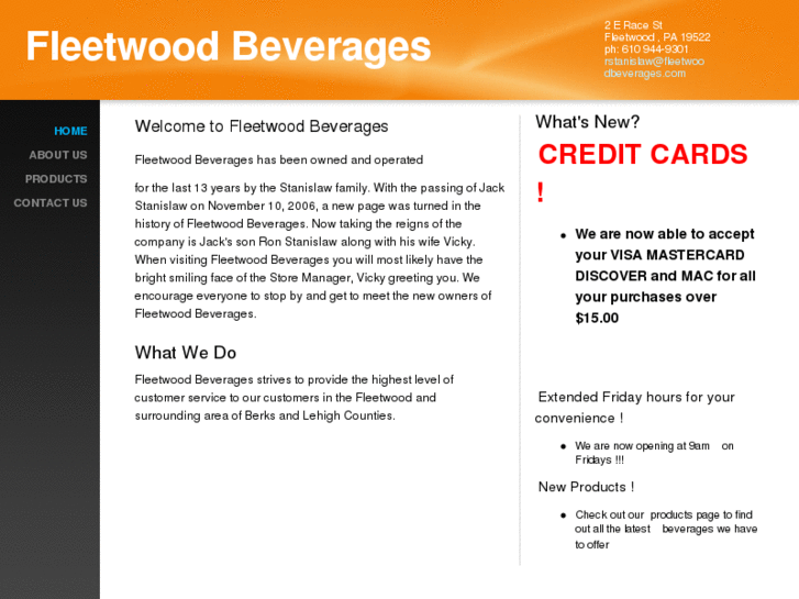 www.fleetwoodbeverages.com