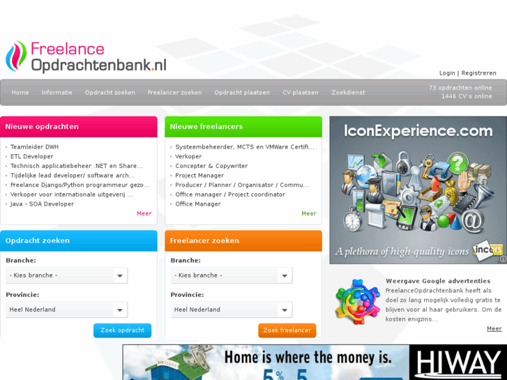 www.freelanceopdrachtenbank.nl