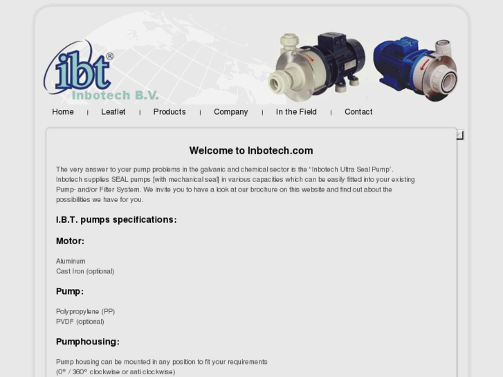 www.ibt-pumps-holland.com