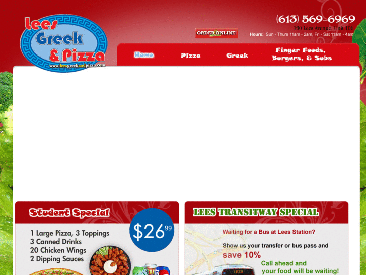 www.leesgreekandpizza.com