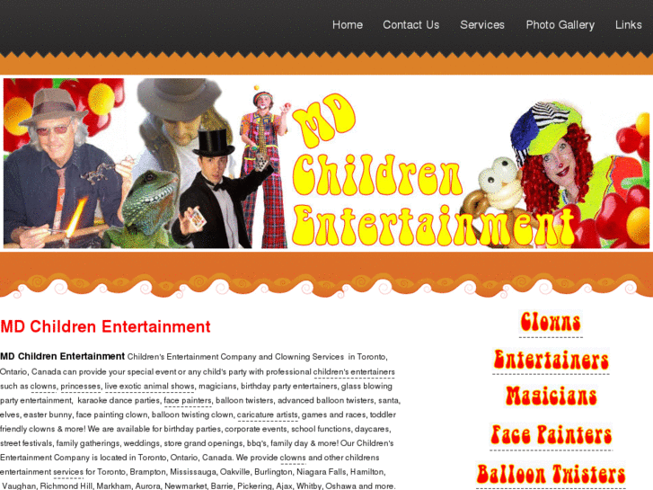 www.mdchildrenentertainment.com