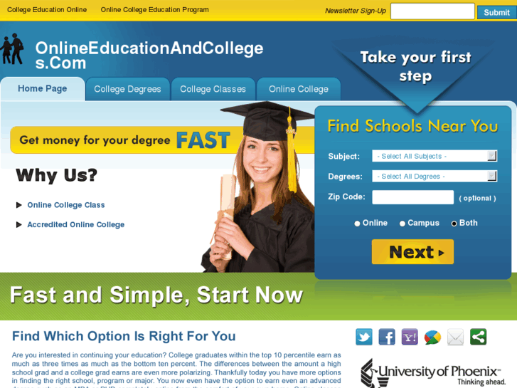 www.onlineeducationandcolleges.com