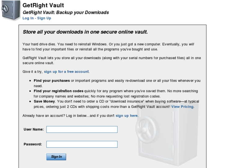 www.reinstallvault.com