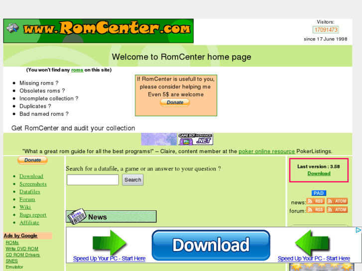 www.romcenter.com