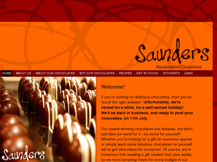 www.saunderschocolates.com