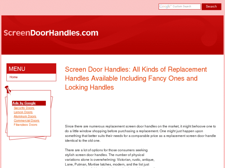 www.screendoorhandles.com