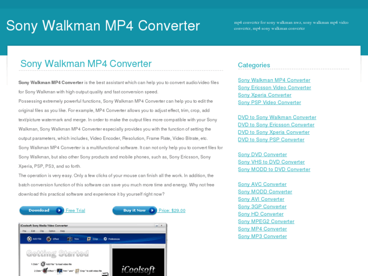 www.sonywalkmanmp4converter.com