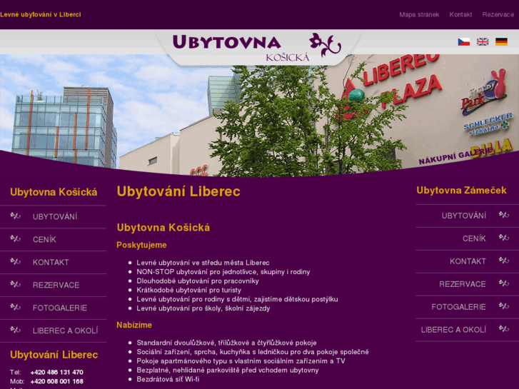 www.ubytovna-liberec.cz