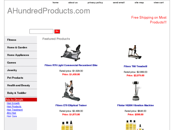 www.ahundredproducts.com