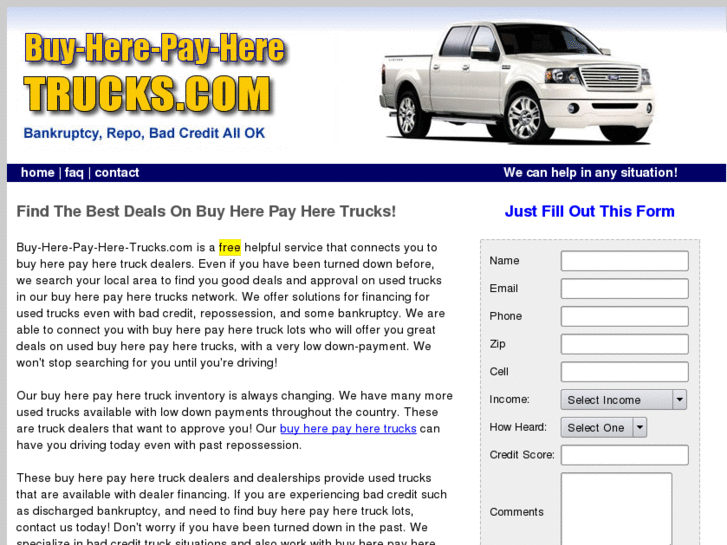 www.buy-here-pay-here-trucks.com