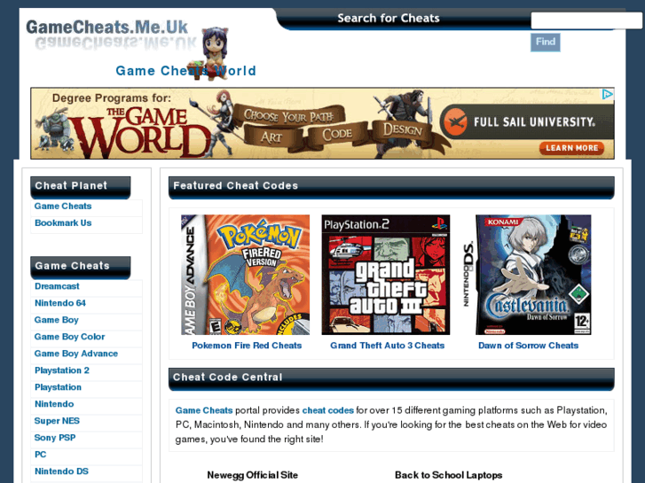 www.gamecheats.me.uk