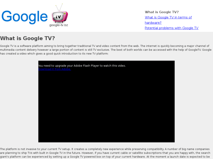 www.google-tv.bz