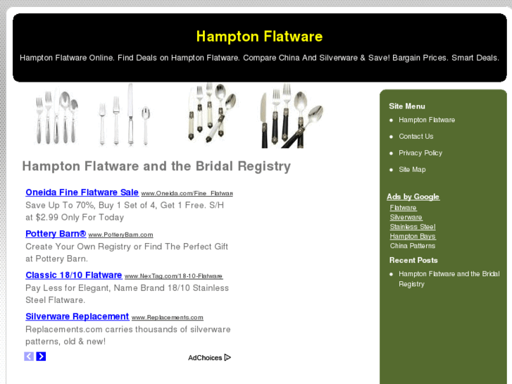 www.hamptonflatware.net
