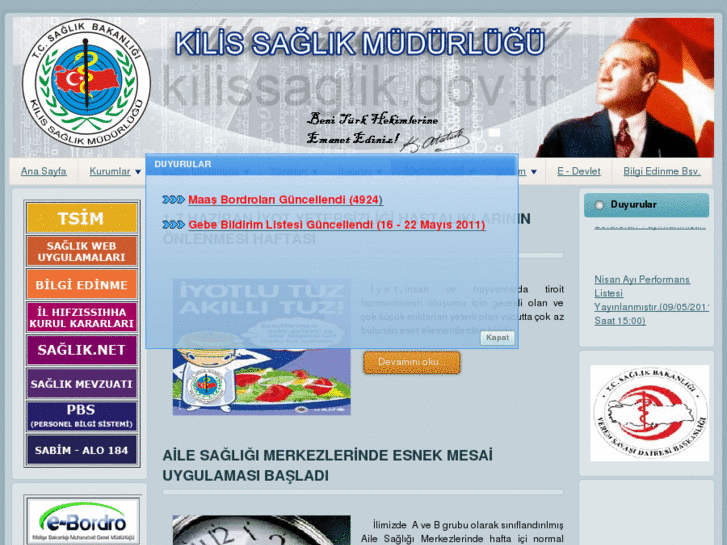 www.kilissaglik.gov.tr