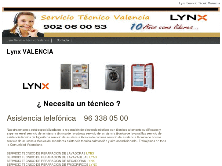 www.lynxserviciotecnicovalencia.com