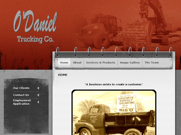 www.odanieltrucking.com