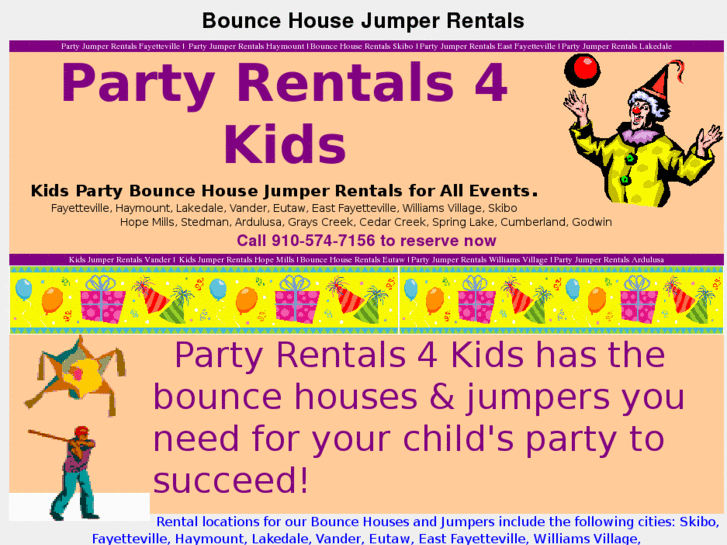 www.partyrentals4kids.com