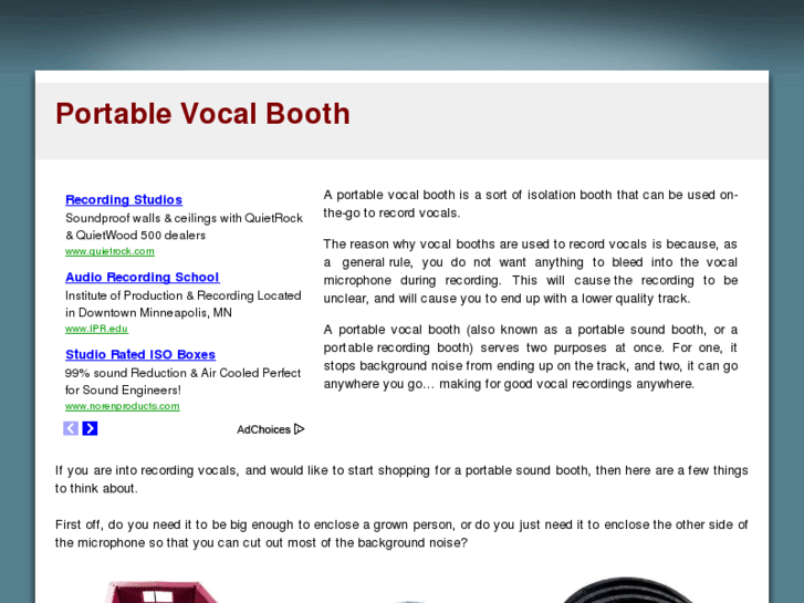 www.portablevocalbooth.com