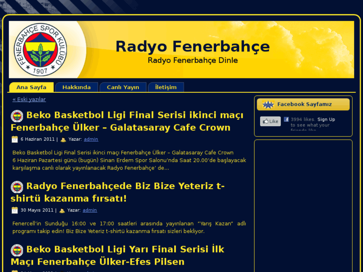 www.radyofenerbahce.com