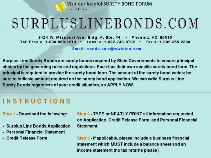 www.surpluslinebonds.com