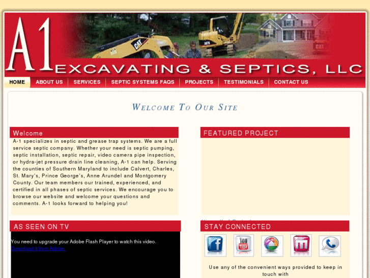 www.a1excavatingandseptics.com