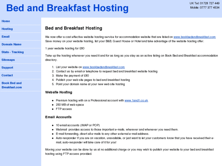 www.bedandbreakfasthosting.co.uk