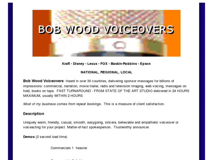 www.bobwoodvoiceovers.com