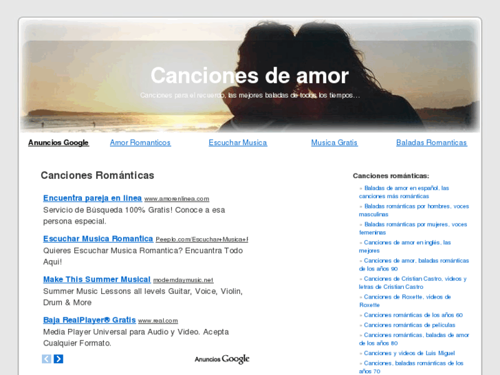 www.cancionesdeamor.info