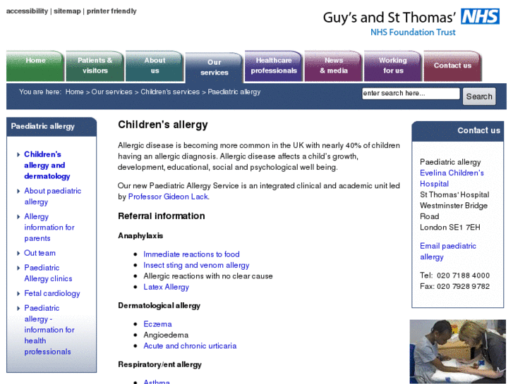 www.childrensallergy.net