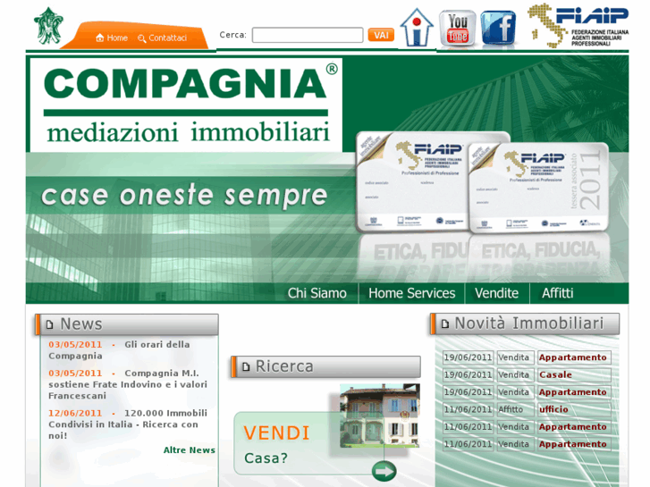 www.compagniamediazionimmobiliari.it