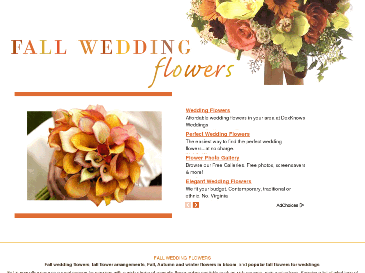 www.fallwedding-flowers.com